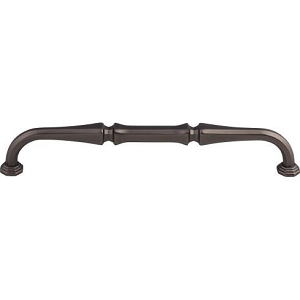 Top Knobs Chareua TK343AG Chalet Pull 7 Inch CC Ash Gray